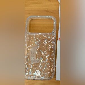 Clear Glitter Phone Case